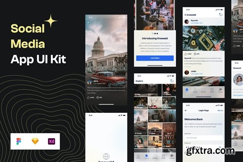 Social Media App UI Kit