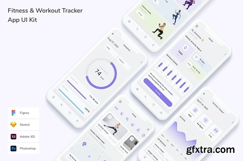 Fitness & Workout Tracker App UI Kit