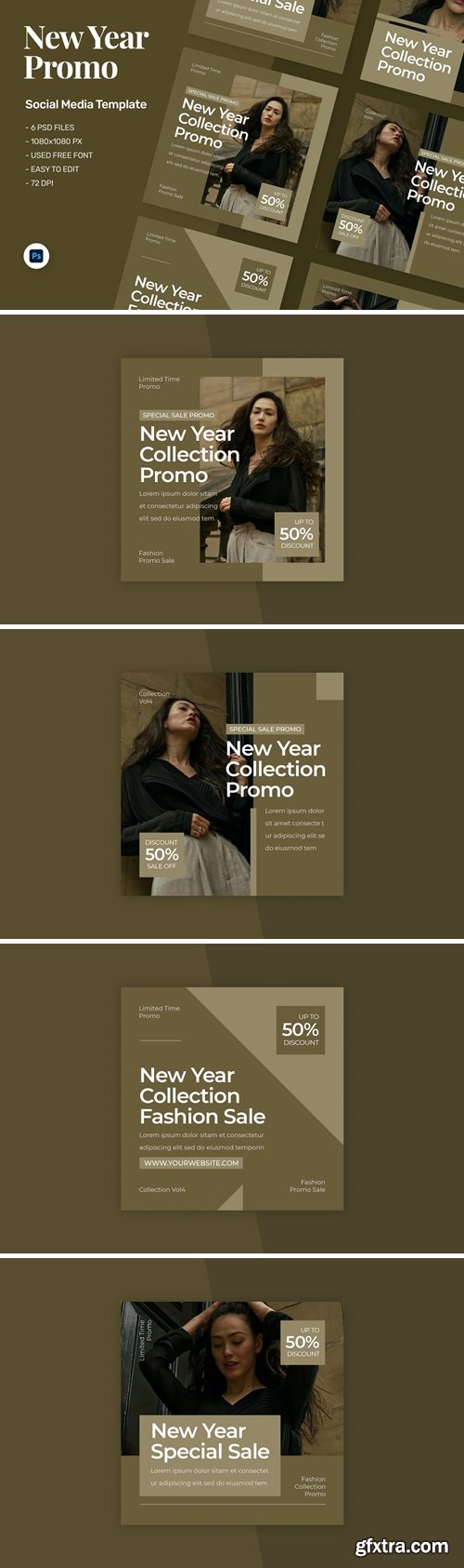 New Year Sale - Social Media Template