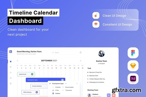 Timeline Calendar Dashboard