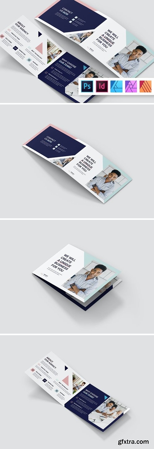 Brochure – Creative Agency Studio Bi-Fold A5 LS