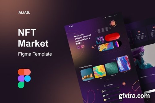 NFT Market - Homepage Figma Template