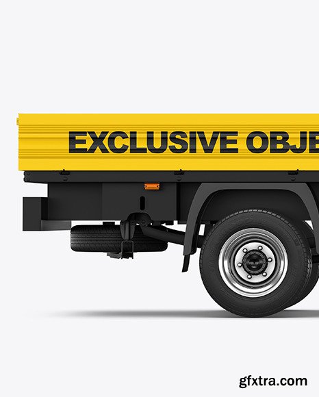 Tipper Van Mockup - Side View 89069