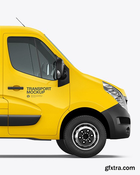 Tipper Van Mockup - Side View 89069