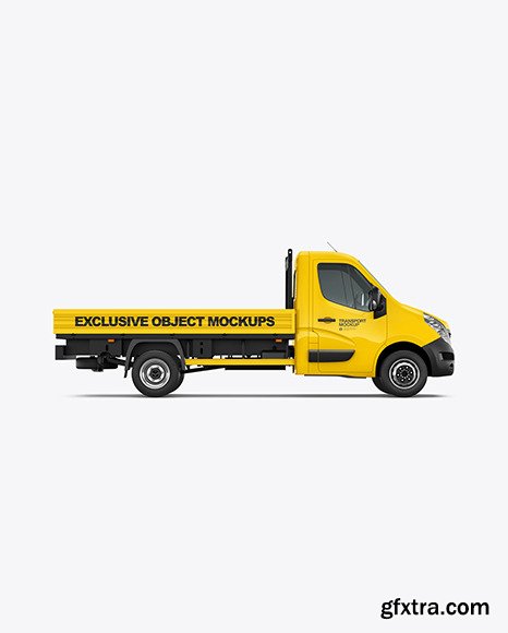 Tipper Van Mockup - Side View 89069