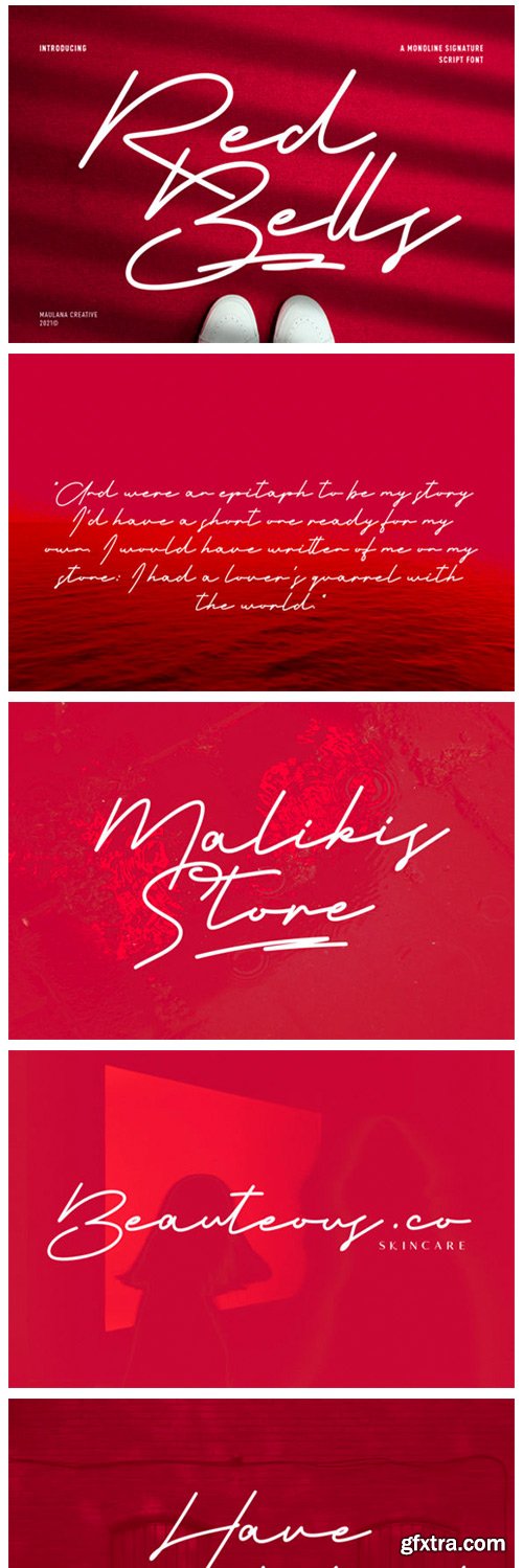 Red Bells Font