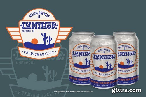 Los Monstruoz - psychedelic style Font