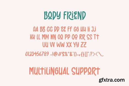 Body Friend – Sans Serif Display
