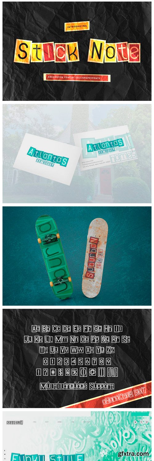 Stick Note Font