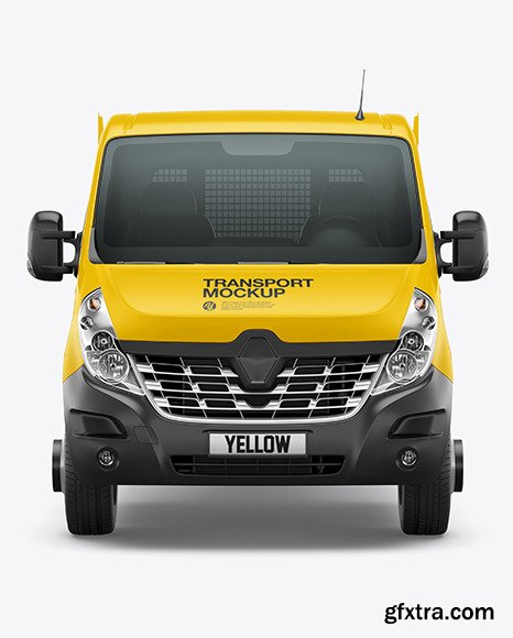 Tipper Van Mockup - Front View 89227