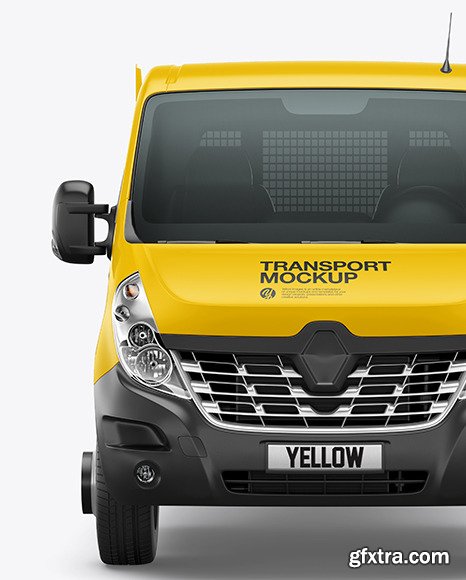 Tipper Van Mockup - Front View 89227