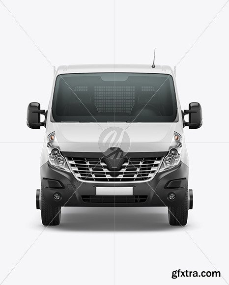 Tipper Van Mockup - Front View 89227