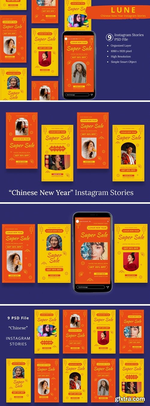 Lune - Chinese New Year Instagram Stories