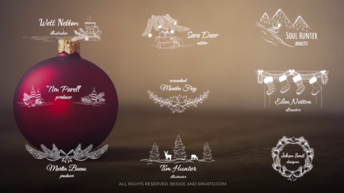 Videohive - Christmas Titles & Lower Thirds | FCPX - 34867517 - 34867517