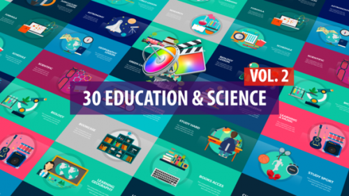 Videohive - Education and Science Vol.2 | Apple Motion & FCPX - 34869317 - 34869317
