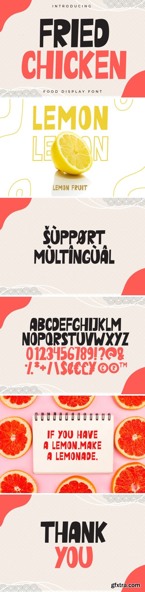 Fried Chicken Font