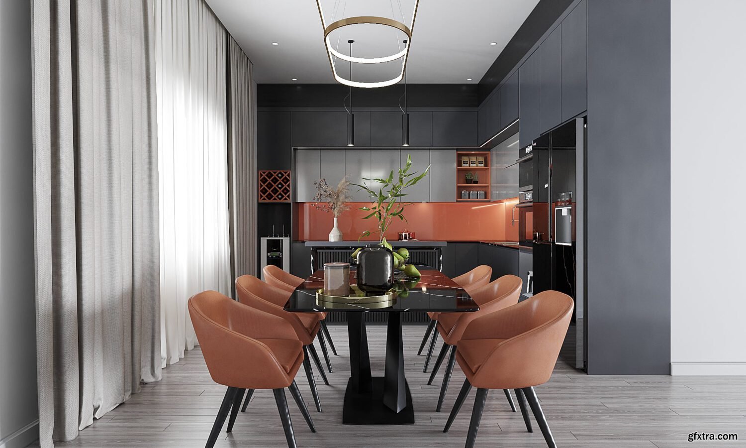 Dressing Room and Kitchen Interior » GFxtra