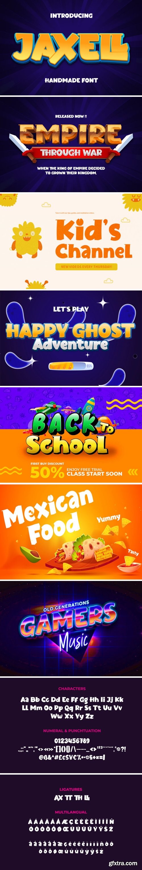 Jaxell Font