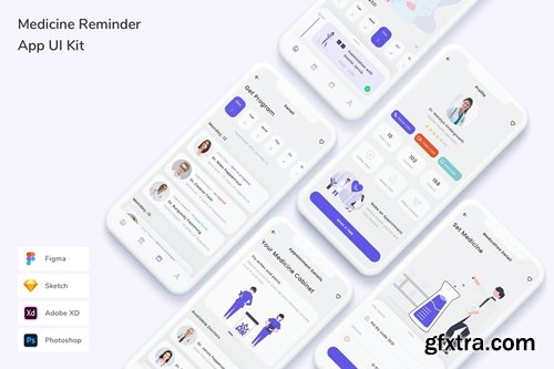 Medicine Reminder App UI Kit