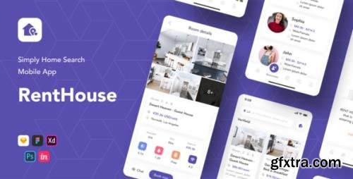 ThemeForest - RentHouse v1.0 - Simply Home Search Mobile App - 25891412