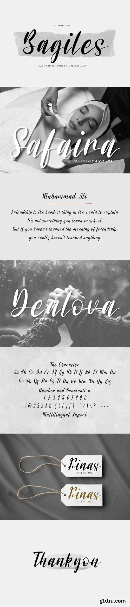 Bagiles Script - Handwritten Font Bagiles Script - Handwritten Font