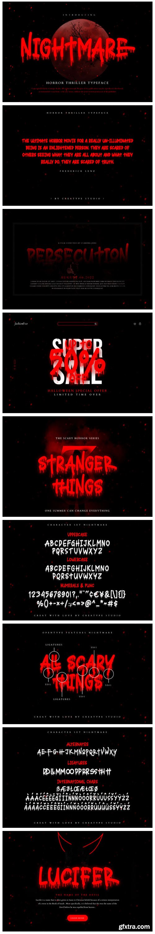 Nightmare Font