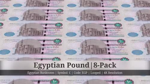Videohive - Egyptian Pound | Egypt Currency - 8 Pack | 4K Resolution | Looped - 34858400 - 34858400