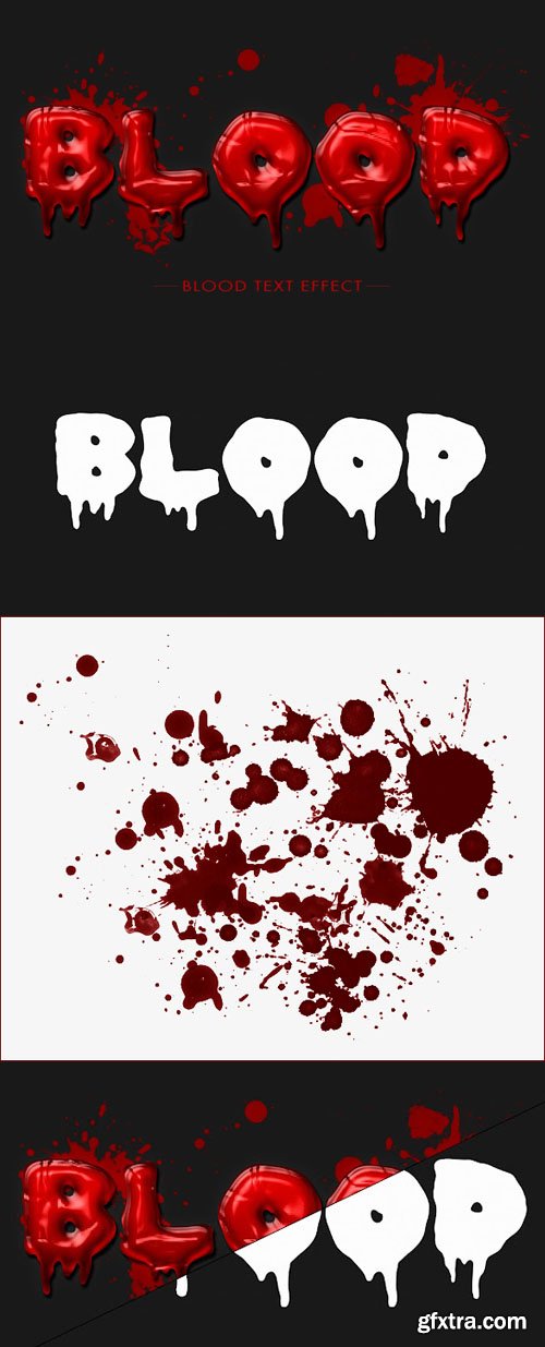Blood Text Effect for Photoshop + Tutorial