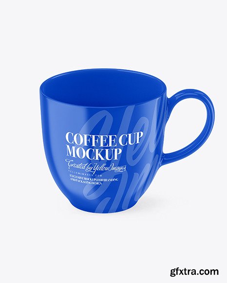 Glossy Coffee Cup Mockup 89478