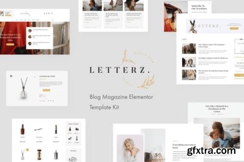 ThemeForest - Letterz v1.0.3 - Blog Magazine Elementor Template Kit - 29930716