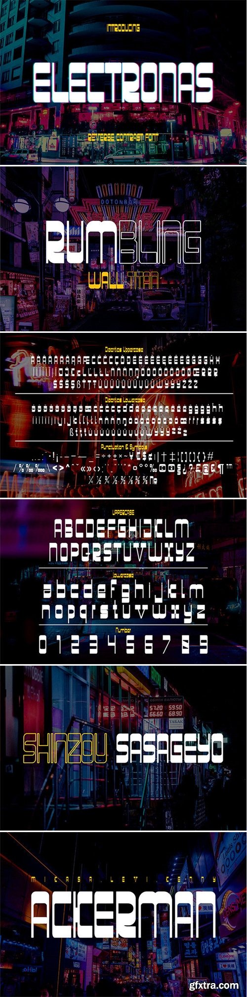 Electronas Font