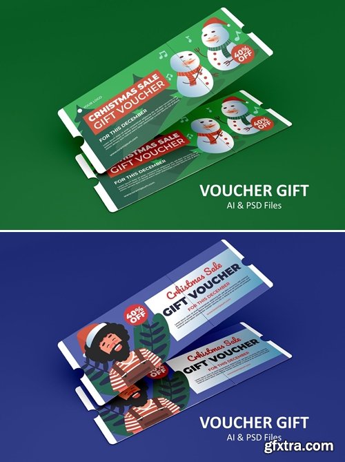 Christmas Sale Tree - Gift Voucher Template