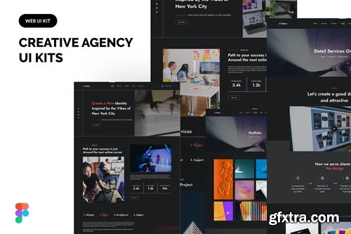 Creative Agency UI Kit Template