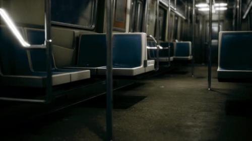 Videohive - Inside of New York Subway Empty Car - 34948507 - 34948507