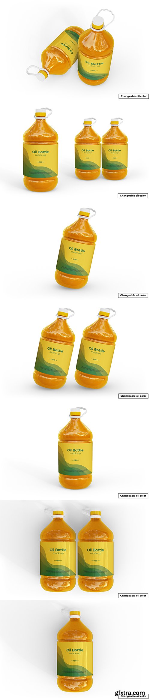 oil bottle mockup