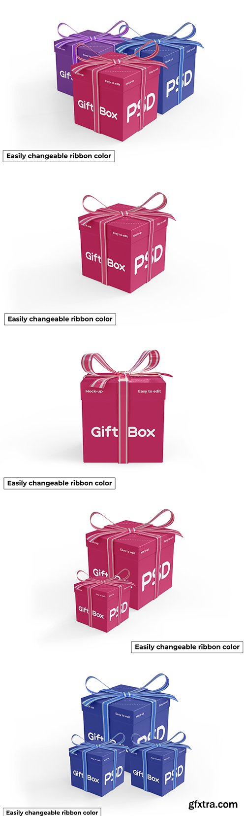 gift box mockup