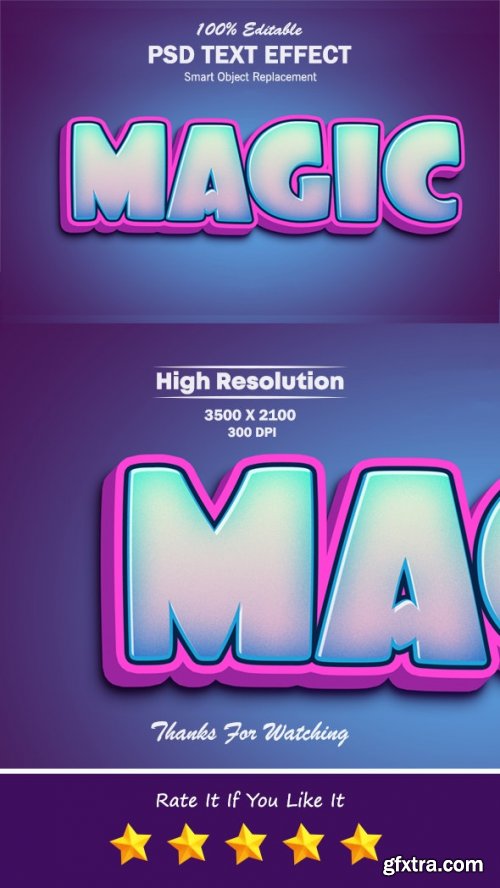 GraphicRiver - Magic 3D Photoshop Text Effect 31462082