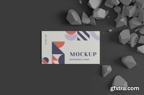 Fashionable Business Card Mockup