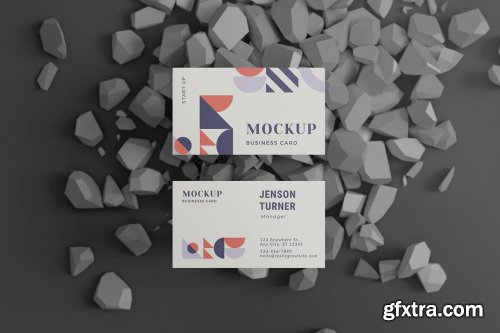 Fashionable Business Card Mockup