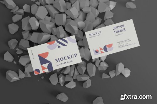 Fashionable Business Card Mockup