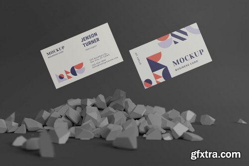 Fashionable Business Card Mockup