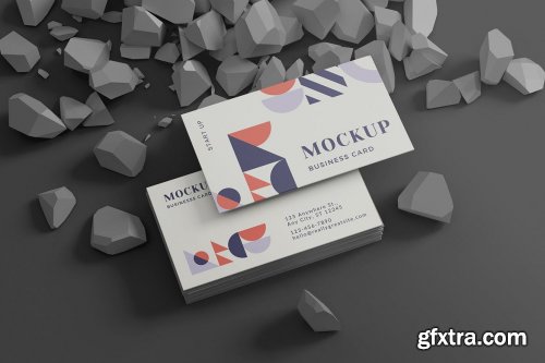 Fashionable Business Card Mockup