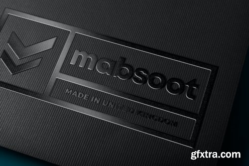 Spot UV Coating Logo Mockup