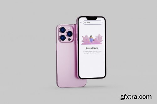 Pink Phone 13 Pro Mockup v2