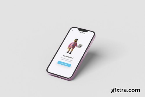 Pink Phone 13 Pro Mockup v2