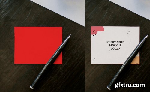 Sticky Note Mockup Vol.07