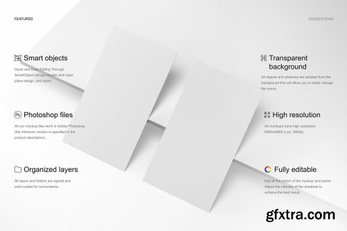 CreativeMarket - Business Card Mockup 6636045