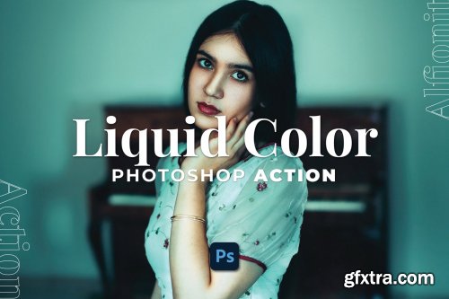 Liquid Color Photoshop Action