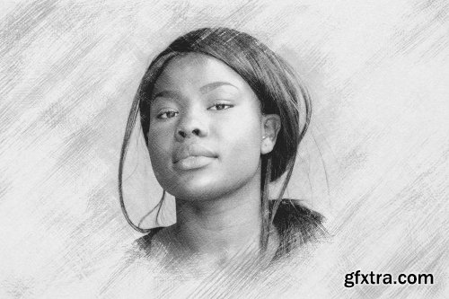 CreativeMarket - Pencil Drawing Photo Effect 6606274