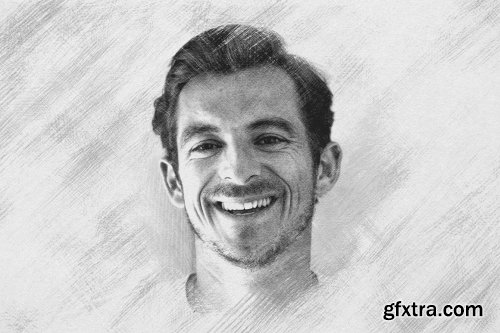 CreativeMarket - Pencil Drawing Photo Effect 6606274